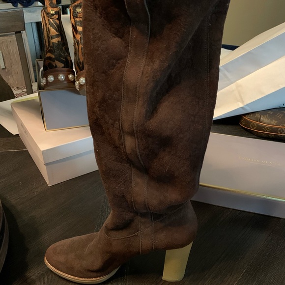 Gucci brown suede boots - Picture 2 of 7